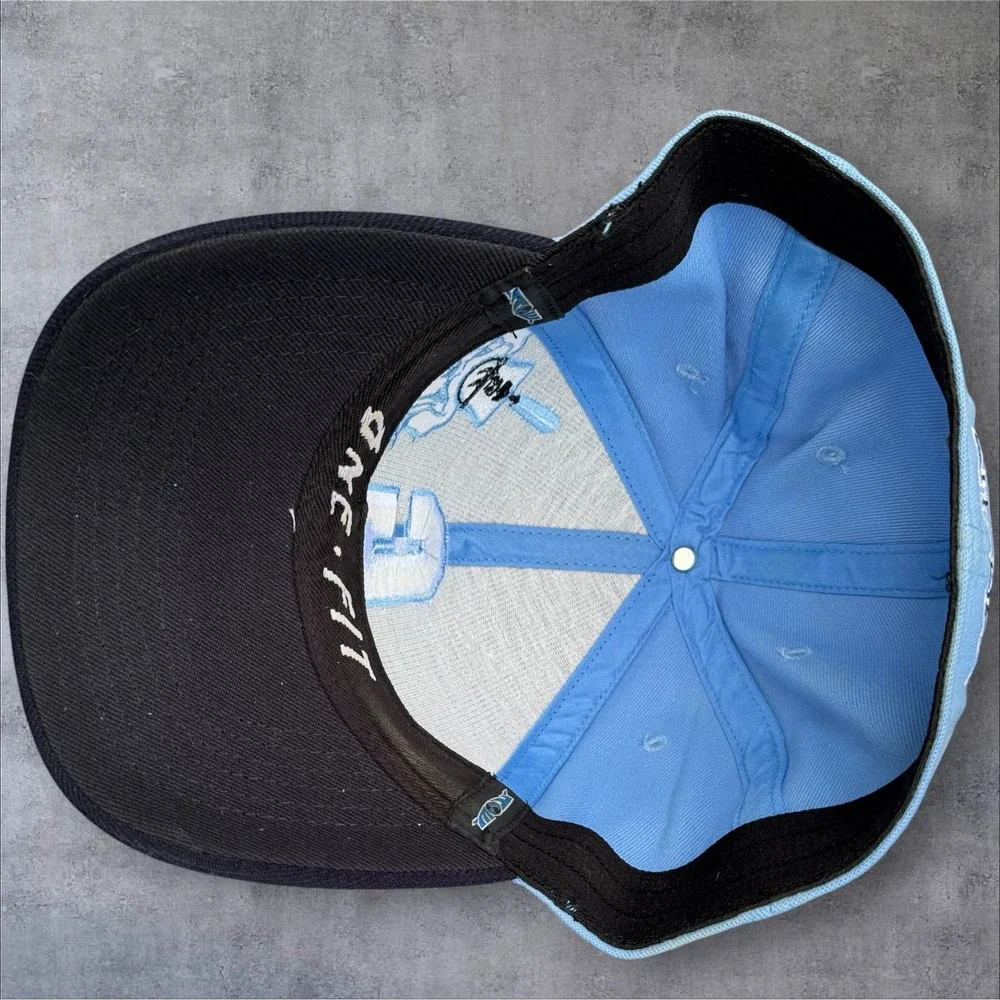 The Citadel Bulldogs Top of the World Hat Mascot Navy / Light Blue FlexFit Retro